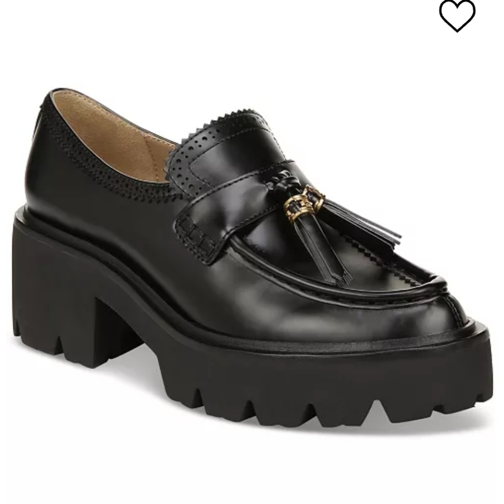 Women's Meela Platform Lug-Sole Tasseled Loafers 6 New
